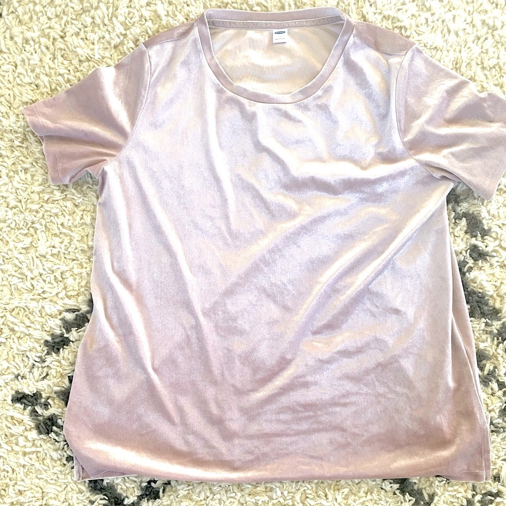 Old Navy short sleeve velvet top